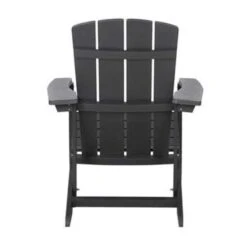 ADIRONDACK - Tuinstoel - Grijs - Kunsthout -Beliani Winkel 937303d7512a478aab96e42ef60ba895