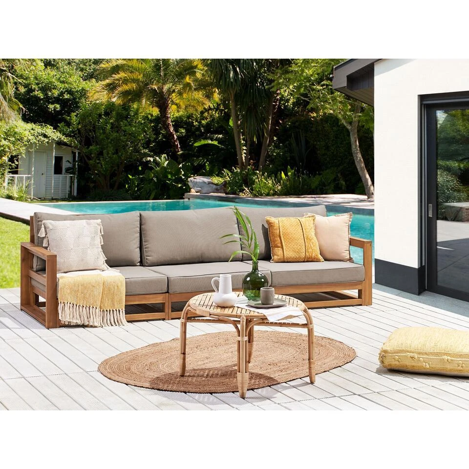 TIMOR II - Tuinbank 3-zits - Lichthout - Gecertificeerd Acaciahout 5 TIMOR II - Tuinbank 3-zits - Lichthout - Gecertificeerd Acaciahout - Afbeelding 5