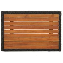 VidaXL - Verstelbare Tuinstoelen - Tafel - Zwart - Poly Rattan - 3 Stuks -Beliani Winkel 94356041dbbb4ed399abcad793f8be84