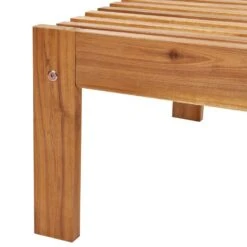 BELLANO - Ligstoel - Lichthout - Acaciahout -Beliani Winkel 9498842301b64c18be776fcf9cfaa2e5