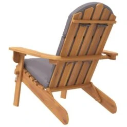 VidaXL - Adirondack Tuinstoel - Kussens - Bruin - Acaciahout - 75x84x90 Cm -Beliani Winkel 95420e49bce348fd9723d5f0c5e28e4e