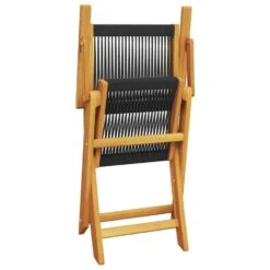 VidaXL - Tuinstoelen - Zwart - Acaciahout En Polypropeen - 2 Stuks -Beliani Winkel 95ac303a7cff4ddbaa8e1b2febba66d4