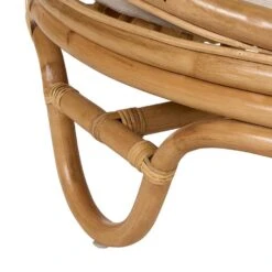ROSSANO - Ligstoel - Natuurlijk - Rotan -Beliani Winkel 95c59e66d864450f9c7d7fe34da41481