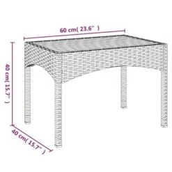 VidaXL - Verstelbare Tuinstoelen - Tafel - Zwart - Poly Rattan - 3 Stuks -Beliani Winkel 9868818e21254af58ddac10a6ec3be1a