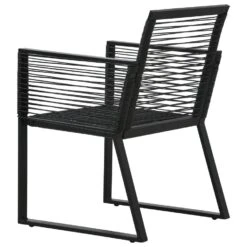 VidaXL Tuinstoelen 2 St PVC-rattan Zwart Overig 7 VidaXL Tuinstoelen 2 St PVC-rattan Zwart Overig -Beliani Winkel 9a0e9f31061f4aff9ca2b6ad51362acc