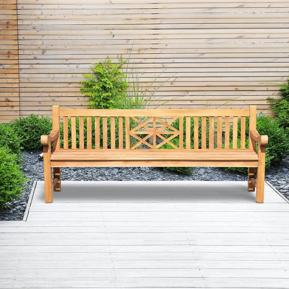 CLP Teakbank Florida 220 Cm 3 CLP Teakbank Florida 220 Cm - Afbeelding 3