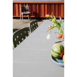 Housecraft Alban Tuintafel Rechthoekig 220x100 Cm Metaal Grijs -Beliani Winkel 9c04ea45465d4fd58f8e72dcd6752291