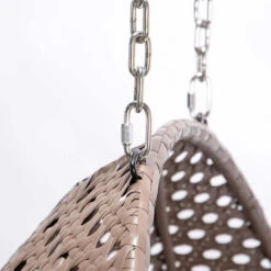 Merkloos HOME DELUXE Hangstoel TWIN Bruin Met Regenhoes -Beliani Winkel 9c70fc990d9f4aae895c2c1778fbe756