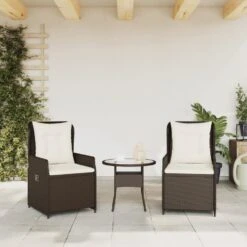 VidaXL - Tuinstoel - Bruin - Poly Rattan 13 VidaXL - Tuinstoel - Bruin - Poly Rattan -Beliani Winkel 9d8a3297ec41468cae434867b6dfd5c4