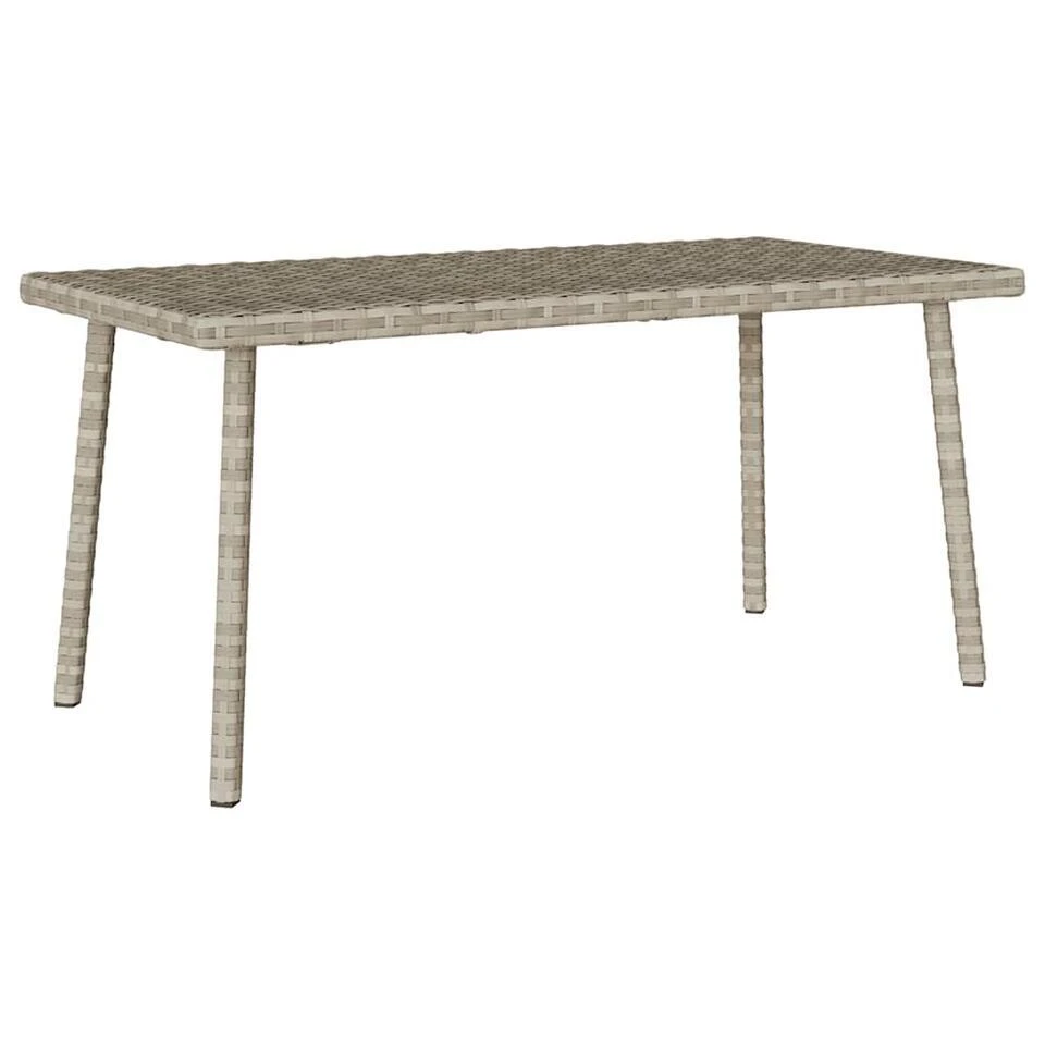 VidaXL - Tuin Salontafel - Grijs - Poly Rattan - 80 X 40 X 37 Cm 6 VidaXL - Tuin Salontafel - Grijs - Poly Rattan - 80 X 40 X 37 Cm - Afbeelding 6