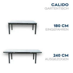 Merkloos HOME DELUXE CALIDO Tuintafel -Beliani Winkel 9deecbe7bd164145a1ac420291da419c