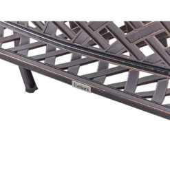 STAGGIA - Tuinbank - Bruin - Metaal -Beliani Winkel 9f053c152353464eaf7cf34bc37e848a