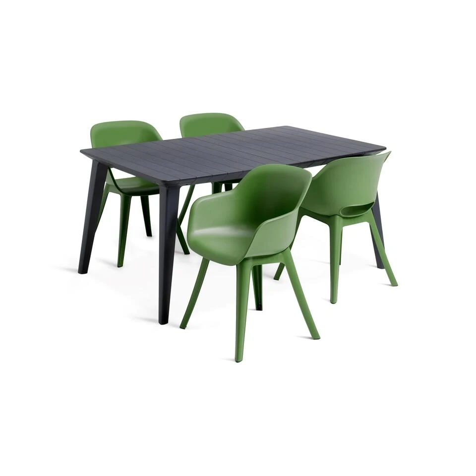 Keter Akola Tuinstoelen - 2 Stuks -56.5x55x80cm - Olijf Groen 6 Keter Akola Tuinstoelen - 2 Stuks -56.5x55x80cm - Olijf Groen - Afbeelding 6