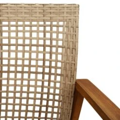 VidaXL - Tuinbank - Beige - Poly Rattan En Acaciahout Beige - 112 Cm 16 VidaXL - Tuinbank - Beige - Poly Rattan En Acaciahout Beige - 112 Cm -Beliani Winkel a15c1d20d54c493895fc92c01d3079a8
