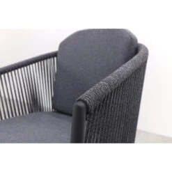 Avalon Dining Tuinstoel - Anthracite 16 Avalon Dining Tuinstoel - Anthracite -Beliani Winkel a15cc4b3b3124c31a4903864146ad315