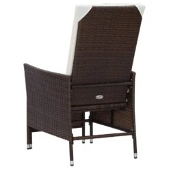 VidaXL - Tuinstoel - Bruin - Poly Rattan - Verstelbaar - Met Kussens -Beliani Winkel a24d4ca10c204dc4a6f4cf3308fe70d0