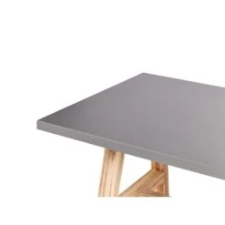 TONNARE - Tuintafel - Licht Hout - 200 X 100 Cm - Beton -Beliani Winkel a4cc36863ee2454f85cb43ed13d38dc4