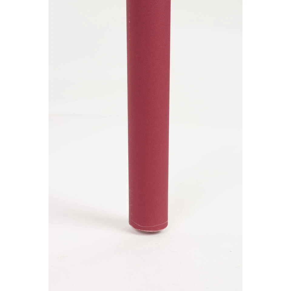 Housecraft Serra Tuinstoel/ Eetkamerstoel Kunststof Rood - Set Van 4 9 Housecraft Serra Tuinstoel/ Eetkamerstoel Kunststof Rood - Set Van 4 - Afbeelding 9