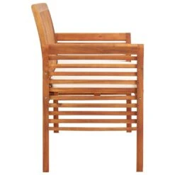 VidaXL Massief Acaciahouten Tuinbank Met Kussen 3-Zits Tuinset Buitenbank Bank -Beliani Winkel a4f38b18c063496ca7b5956e4cbb3ed2