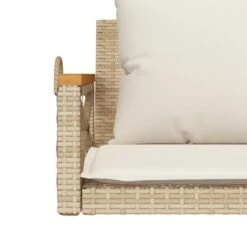 VidaXL - Schommelbank - Beige - Poly Rattan - 62 X 109 X 40 Cm -Beliani Winkel a5b4069971bb485f9a5316a505077c94