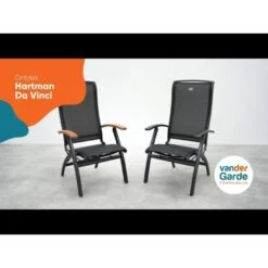 Set Van 4 - Hartman Da Vinci Verstelbare Stoel - Teak -Beliani Winkel a70c718ead45427485ac0b02c5528b79