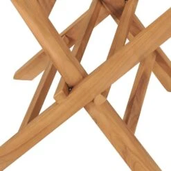 VidaXL - Tuinstoelen - Bruin - Hout - 2 Stuks - Inklapbaar -Beliani Winkel a75b478682464eeba0d21ba449dbd66d
