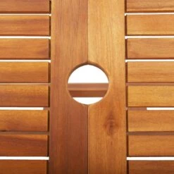 VidaXL - Tuintafel Inklapbaar - Bruin - Massief Acaciahout - 135 X 85 X 75 Cm -Beliani Winkel a7a76ffa0a6945a3abd2c2d6d2283773