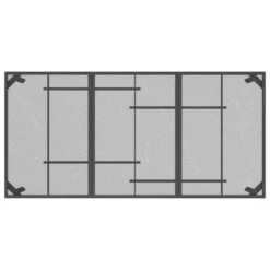 VidaXL - Tuintafel - Antracietkleurig - Staalgaas - 165 X 80 X 72 Cm -Beliani Winkel a7bb1d1ccf5f44d69ae08e18f972c591