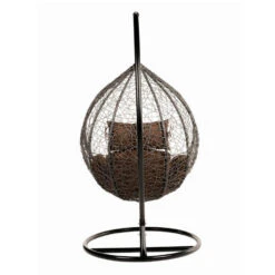 Merkloos HOME DELUXE Hangstoel CIELO Bruin Met Regenhoes -Beliani Winkel a8dc1030a28545d79b9e5de353249f6d