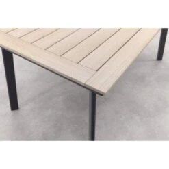 Garden Impressions Penedo Tuintafel 160x90 Cm - Light Teak Vironwood -Beliani Winkel a8f0e49a5fe34be48fe810e10800b0e2