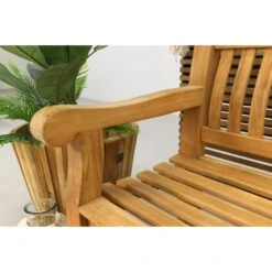 VDG Teakhouten Tuinbank Patrick XL - 200 Cm -Beliani Winkel a9a86eb4490b4a31be6a33df882a7bcc