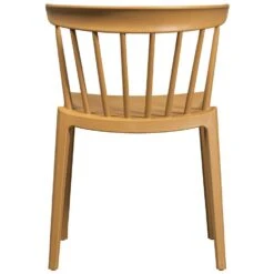 WOOOD Bliss Tuinstoelen - Plant Fiber - Caramel Melange - Set Van 2 -Beliani Winkel ab0486f3a8584d568b8f96022145738f