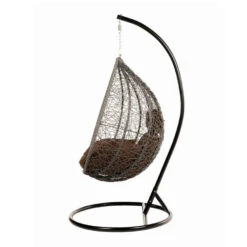 Merkloos HOME DELUXE Hangstoel CIELO Bruin -Beliani Winkel ab401f0e43bd4eefb029fa788c933b8f