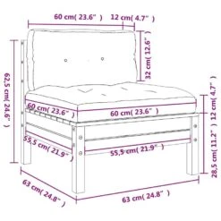 VidaXL - Tuinbank Zonder Armleuning - Bruin - Hout - 2 Stuks - Met Kussens 13 VidaXL - Tuinbank Zonder Armleuning - Bruin - Hout - 2 Stuks - Met Kussens -Beliani Winkel abdc6d958e51449a8cde548a5293930e