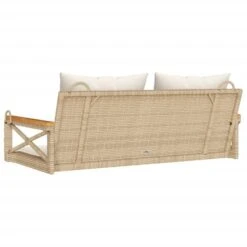 VidaXL - Schommelbank - Beige - Poly Rattan - 62 X 109 X 40 Cm -Beliani Winkel ac2d7a98e3db4a95a9bd25b7bc93eead