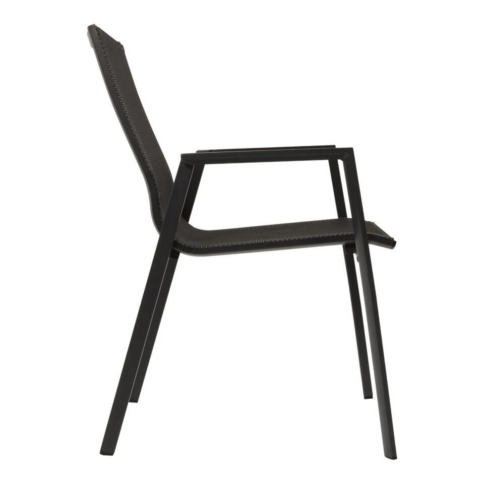 Les - Stapelstoel Tarragona Nuance - Zwart 2 Les - Stapelstoel Tarragona Nuance - Zwart - Afbeelding 2