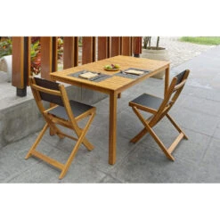 Tafel Voor Binnen En Buiten, 6 Personen, In Acacia -Beliani Winkel ac4cf7c3ca8f4e6183817ae84985d0ea