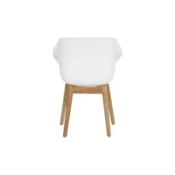 Set Van 2- Hartman Sophie Studio Diningstoel- White - Teak Poot -Beliani Winkel ae21ea23d0504ae39ffe3665cdd78cb0