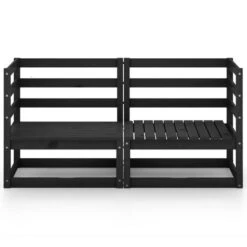 VidaXL Tuinbank 2-zits Massief Grenenhout Zwart 6 VidaXL Tuinbank 2-zits Massief Grenenhout Zwart -Beliani Winkel ae31b37973bd4edd9e069311e837fc1c