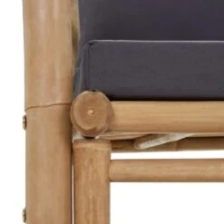 VidaXL - Tuinbank - Grijs - Bamboe -Beliani Winkel ae7c0603607d47fa8d24c1515969398b