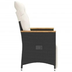 VidaXL - Tuinstoel - Zwart - Poly Rattan 15 VidaXL - Tuinstoel - Zwart - Poly Rattan -Beliani Winkel aebbf3170dad43b4b3963126dcbfb70c