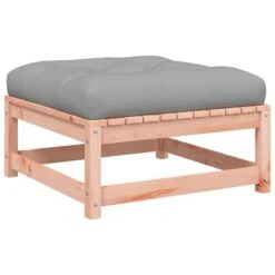 VidaXL - Tuinbank Zonder Armleuningen - Bruin - Hout - Met Kussens En Voetenbank -Beliani Winkel aee29ec2f71745ff81aac5c390089cdb