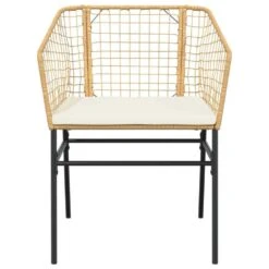 VidaXL - Tuinstoelen - Kussens - Bruin - Poly Rattan - 2 Stuks -Beliani Winkel af7af35e7efb4aca9b345cf57cdde212