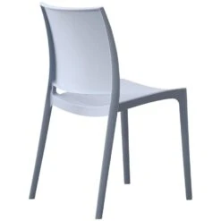 CLP Tuinstoel Meton Kunststof - Licht Grijs -Beliani Winkel af7bbbad904847fbbc00f4c5bff3bed1