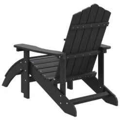 VidaXL - Tuinstoel Adirondack - Antraciet - Polyetheen - Met Voetenbank -Beliani Winkel af864f61eee54e19b9898afe1c9b620b