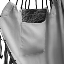 Tectake Hangstoel Malika, Boho-stijl, Draagkracht 150kg, Grijs -Beliani Winkel b089382a40d74e99bbc227125138ada7