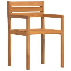 VidaXL - Tuinstoelen - Bruin - Massief Acaciahout - 4 Stuks - 50x53x80 Cm -Beliani Winkel b0caf75c54a6448fa8b1e018ce972aed
