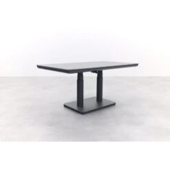 Medina Up&down Tafel 140x80 Cm. - Royal Grey/Keramiek -Beliani Winkel b104baa21ced434291e9cb1143a69578