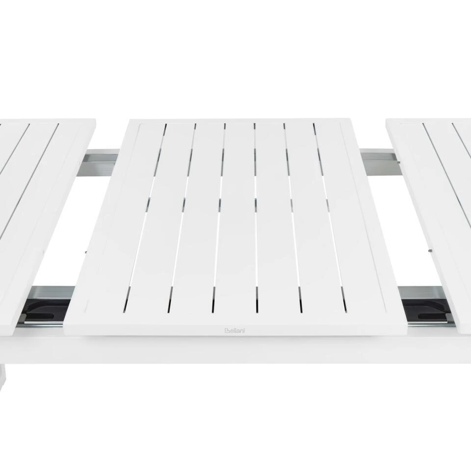 VALCANETTO - Tuintafel - Wit - 90 X 180/240 Cm - Aluminium 9 VALCANETTO - Tuintafel - Wit - 90 X 180/240 Cm - Aluminium - Afbeelding 9