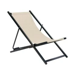 Beliani Tuinligstoel LOCRI II - Beige Synthetisch Materiaal, Aluminium 6 Beliani Tuinligstoel LOCRI II - Beige Synthetisch Materiaal, Aluminium -Beliani Winkel b1e12f5a0b5546f88267981cc7be65e4